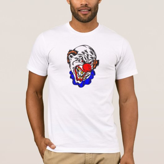 禿げた悪意のあるピエロ Tシャツ (正面)