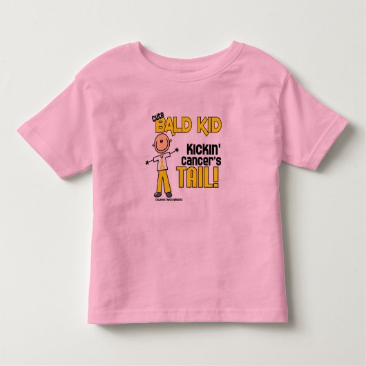 禿げた棒の姿のコレクション(幼年期の蟹座) トドラーTシャツ (正面)