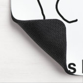 禿げた美しいですがあります マウスパッド (コーナー)