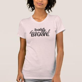 禿げた美しく勇敢な<3 Tシャツ