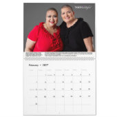 禿げた2018年のJamieの希望は美しいカレンダーです カレンダー (2月 2027)