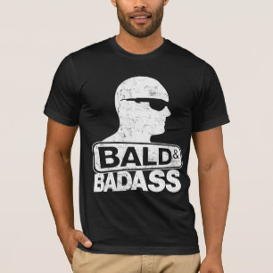 禿げた、badass tシャツ