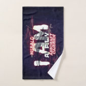 禿げていない、軍隊、軍隊 バスタオルセット (ハンドタオル)