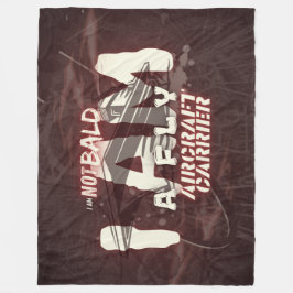 禿げていない、軍隊、軍隊 フリースブランケット