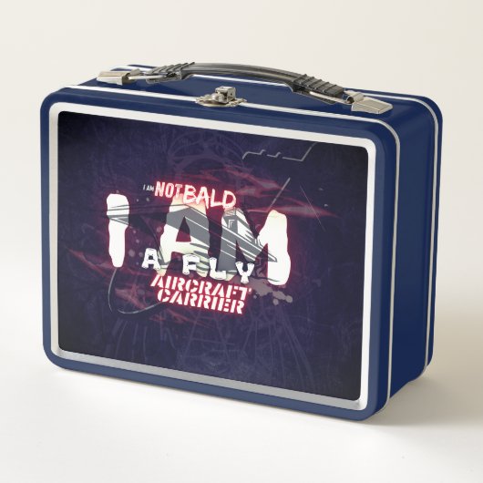 禿げていない、軍隊、軍隊 メタルランチボックス (正面)