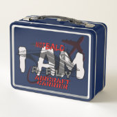 禿げていない、軍隊、軍隊 メタルランチボックス (裏面)