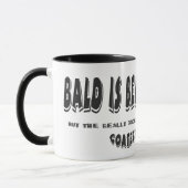 禿げています美しいマグは マグカップ (左)