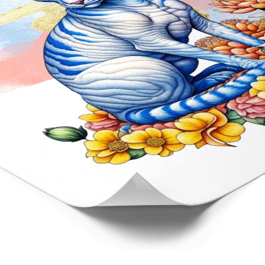 禿げるのが美しい |無毛の猫 ポスター (角)