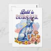 禿げるのが美しい |無毛の猫 ポストカード (正面/裏面)