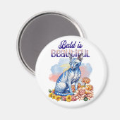 禿げるのが美しい |無毛の猫 マグネット (正面/裏面)