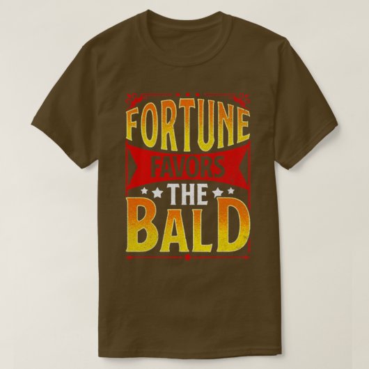 禿げ男の禿おもしろいげが好き Tシャツ (デザイン正面)