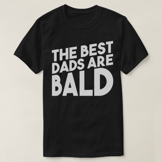 禿げ男の脱毛のためのおもしろいギャグギフト Tシャツ (デザイン正面)