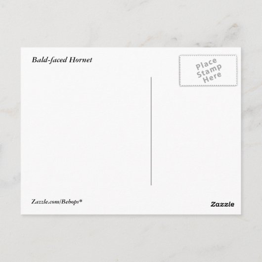 禿げ角 ポストカード (裏面)