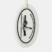 禿げ頭の島 セラミックオーナメント (右)