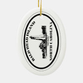 禿げ頭の島 セラミックオーナメント (裏面)