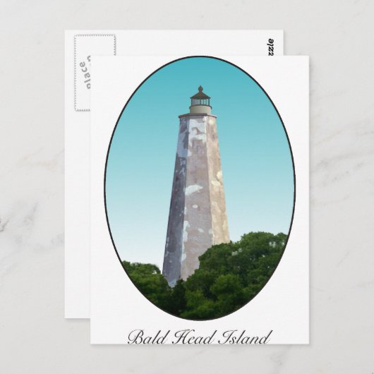 禿げ頭 ポストカード (正面/裏面)