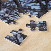 禿鷲の恐ろしい視線 ジグソーパズル (側面)