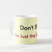 、私ありますちょうど秘書が撃たないで下さい! コーヒーマグカップ (正面左)