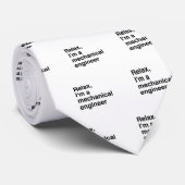 、私あります機械工学者がリラックスして下さい ネクタイ (ロール)