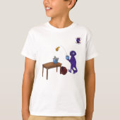 、私あります飛魚座が見て下さい Tシャツ (正面)