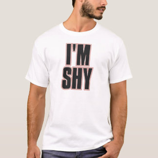 私あ内気(白い) Tシャツ