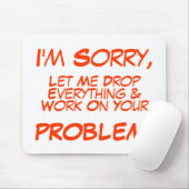 _私あ残念、私落と、すべて及び、仕事… マウスパッド (マウス)