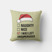 私いけなは監視されていない離れクリスマス クッション (正面)