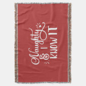 私いけなは聖降誕祭を知っておもしろいいる スローブランケット (正面縦)