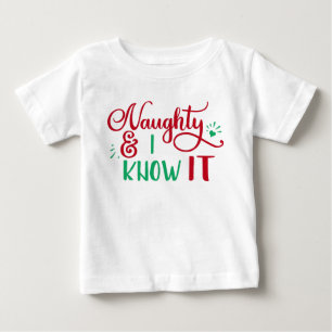 私いけなは聖降誕祭を知っておもしろいいる ベビーTシャツ
