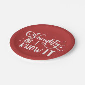 私いけなは聖降誕祭を知っておもしろいいる ペーパープレート (アングル)