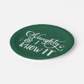 私いけなは聖降誕祭を知っておもしろいいる ペーパープレート (アングル)