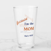 私おもしろいがママ タンブラーグラス (正面)