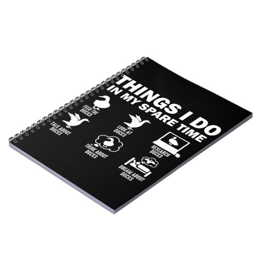 私おもしろいが暇な時に行う事を6つアヒルにする ノートブック (左側)