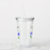 私おもしろいが5年生の先生だから怖がってはいけない アクリルタンブラー (左)