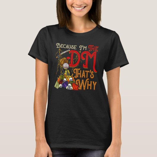 私おもしろいがDMだから Tシャツ (正面)