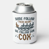 私おもしろいたちのCoxでボートのクルー後を追チームのコックスワイン 缶クーラー (缶裏面)