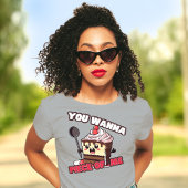 私おもしろいのケーキを食べたい Tシャツ