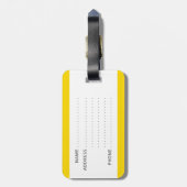 私おもしろいのバッグの付いたラッ書グタグ ラゲッジタグ (裏面縦)