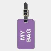 私おもしろいのバッグの付いたラッ書グタグ ラゲッジタグ (正面縦)