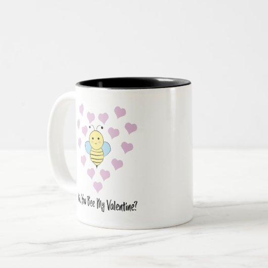 私おもしろいのバレンタイン ツートーンマグカップ (正面左)