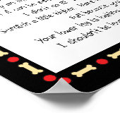 私おもしろいの学ウェルシュコーギー ポスター (角)