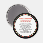 私おもしろいの学ウェルシュコーギー マグネット (正面/裏面)