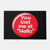 私おもしろいの引用文失ったを ドアマット (正面)