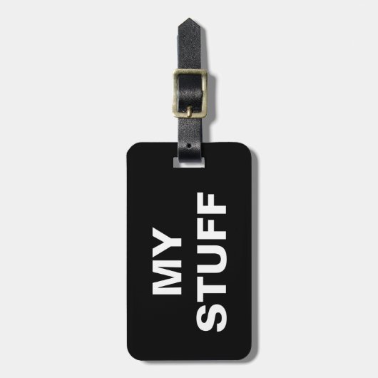 私おもしろいの物の付いたラッ書グタグ ラゲッジタグ (正面縦)