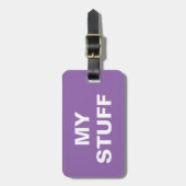 私おもしろいの物の付いたラッ書グタグ ラゲッジタグ (正面縦)