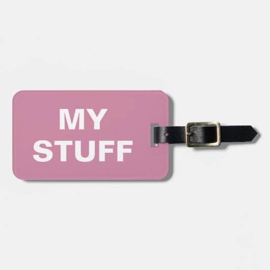 私おもしろいの物の付いたラッ書グタグ ラゲッジタグ (正面横)