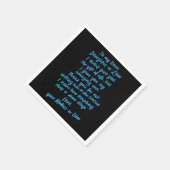 私おもしろいの義理の娘親愛に義理の娘 スタンダードカクテルナプキン (角)