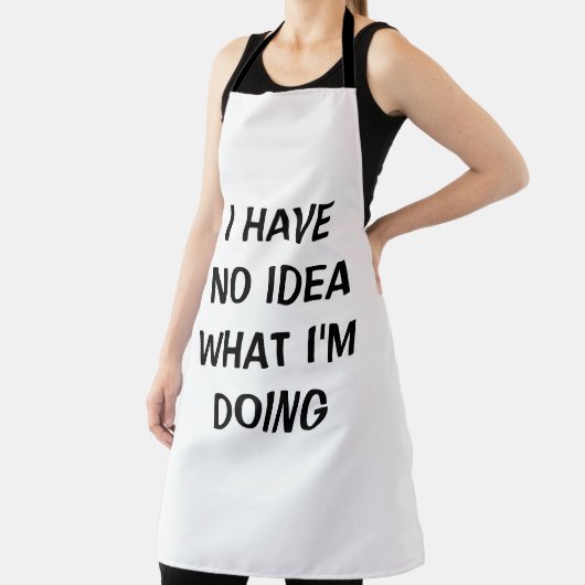 私おもしろいはエプロンをしているアイディアを持っていない エプロン (インサイチュ)