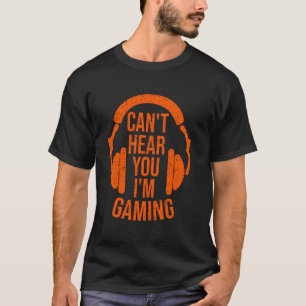 私おもしろいはゲーム女性Gを聞こカッコいいえ男性へない Tシャツ
