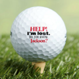 私おもしろいはゴ失ったルパーソナライズされたボール ゴルフボール